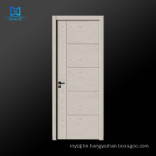 Wholesale wood veneer door simple design wood door interior doors for house GO-EG03